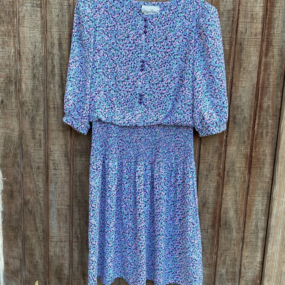 Alison Peters vintage granny floral dress